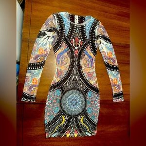 Sheer Dress. Stunning. Wear something under it. Eye-catching exquisite pattern